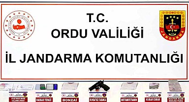 Ordu'da jandarmadan uyuşturucu operasyonu: 7 tutuklama