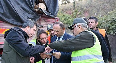 Ormanda mobil kontrol noktalarıyla şok denetimler