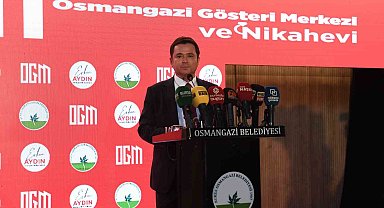 Osmangazi Gösteri Merkezi ve Nikah Evi açıldı