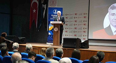 Prof. Dr. Çağlayan: "Gerileme ve çöküş sürecindeki Osmanlı Devleti yöneticileri ve aydınları için Cumhuriyet, yüzyıllık bir arayışın sonucu da denilebilir"