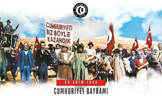 Rektör Savaş; "29 Ekim asil bir milletin küllerinden yeniden doğuşunun nişanesidir"