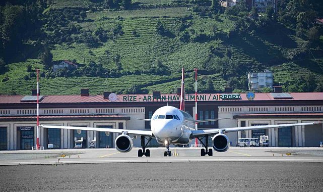 Rize-Artvin Havalimanına 2 yeni frekans
