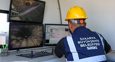 Sakarya'da robotlar kanalizasyon hattında