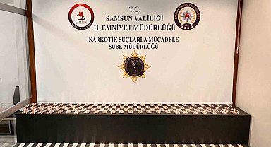 Samsun'da 3 bin 360 adet uyuşturucu hap ele geçirildi