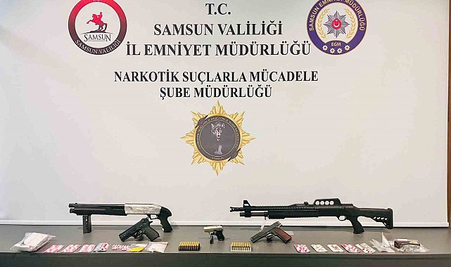 Samsun'da eş zamanlı uyuşturucu operasyonu: 17 gözaltı