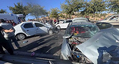 Şanlıurfa'da zincirleme trafik kazası: 5 yaralı