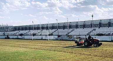 Şilbe Spor Tesisleri 2 Nolu çim saha yenilendi