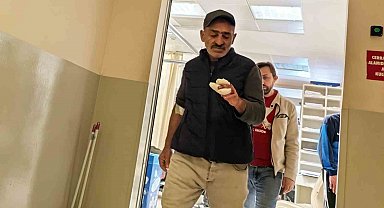 Spiralle ahşap keserken 3 parmağı koptu