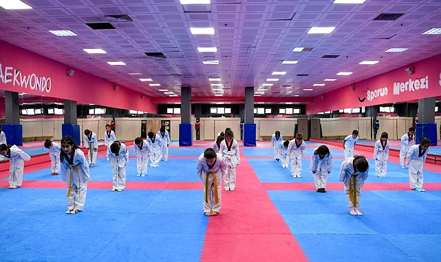 Sporun merkezi Selçuklu'da kış spor okulları başladı