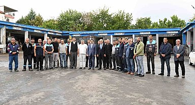 Taşkın Fen İşleri personeli ile bir araya geldi