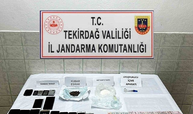 Tekirdağ'da kaçak alkol ve uyuşturucu operasyonu
