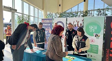 Tekirdağ'da narkotik timlerinden uyuşturucu bilgilendirme etkinliği