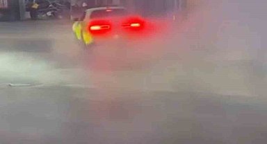 Trafiği kesip tozu dumana kattı, 33 bin lira ceza yedi