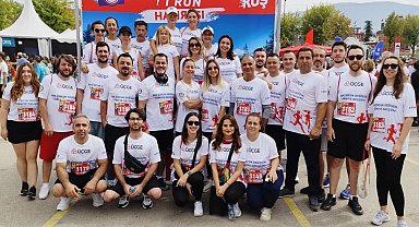 ÜÇGE de 'Eker I Run Koşusu'nda iyilik peşinde koştu