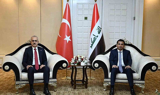 Ulaştırma ve Altyapı Bakanı Uraloğlu, Iraklı mevkidaşı es-Sadavi ile görüştü