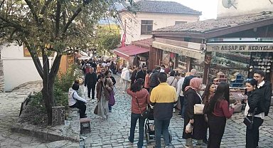 UNESCO kenti Safranbolu'da hafta sonu hareketliliği