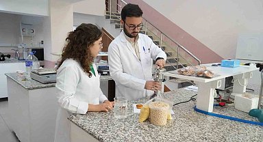 Üniversite öğrencisi termiyeden glütensiz kek üretti