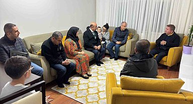 Vali Aydoğdu, vefat eden Güneş'in ailesine taziyede bulundu