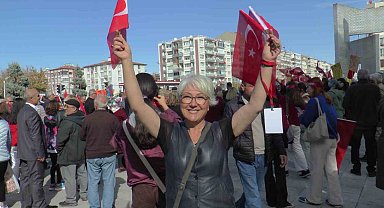 Vatandaşlardan 'Cumhuriyet Yürüyüşü'