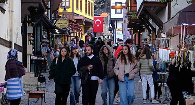 Yerli turistler Odunpazarı'nda yoğunluk oluşturdu