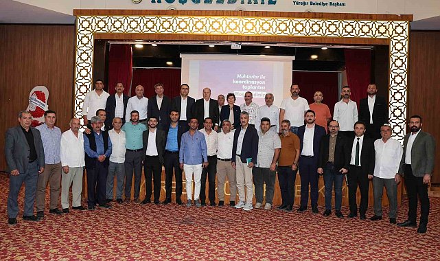 Yüreğir'in geleceği için muhtarlarla beyin fırtınası