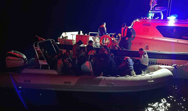 12'si çocuk 31 düzensiz göçmen ve bir göçmen kaçakçısı yakalandı