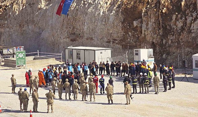 125 personel ile Gabar'daki petrol kuyularında tatbikat