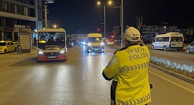 2 bin 820 araç sürücüsüne cezai işlem uygulandı