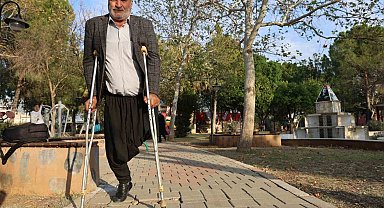 40 yıldır protez bacak hayaline kavuşmayı bekliyor