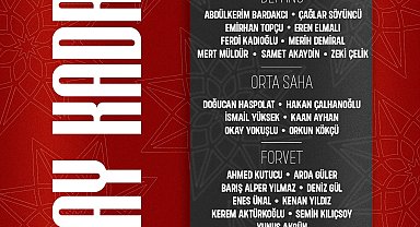 A Milli Takım'ın aday kadrosu açıklandı
