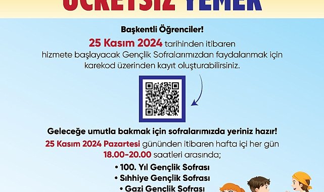 ABB'den öğrencilere ücretsiz yemek