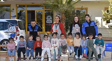 Adıyaman'da minik öğrencilere polislik mesleği tanıtıldı