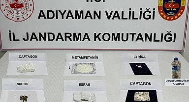 Adıyaman'da uyuşturucu operasyonu