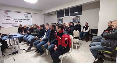 Afetlerde iletişim için telsiz eğitimi verildi