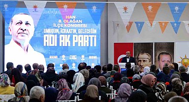 AK Parti Han ve Çifteler ilçe kongrelerine yoğun katılım