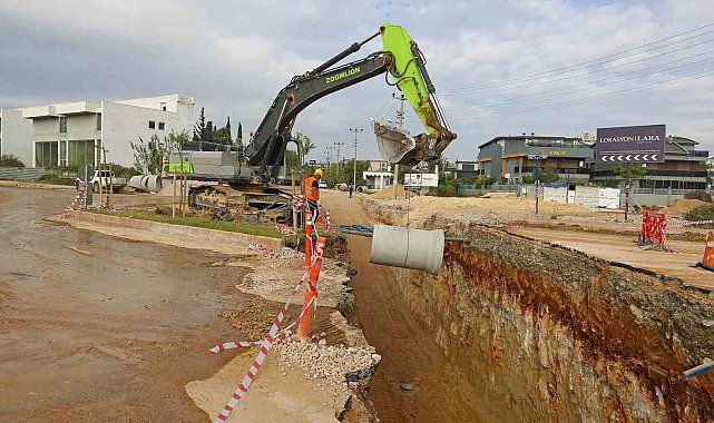 Aksu'da 40 kilometrelik kanalizasyon çalışmasında sona yaklaşıldı