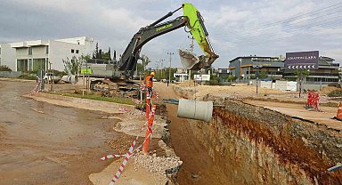Aksu'da 40 kilometrelik kanalizasyon çalışmasında sona yaklaşıldı