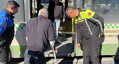 Alanya'da engelsiz trafik denetimleri