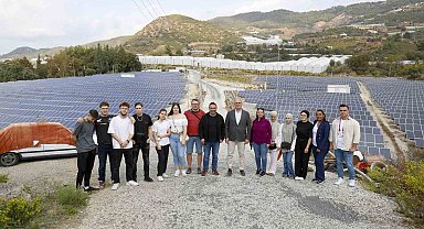 Alanya'ya gelen Alman öğrenciler sürdürülebilir enerji üzerine çalışmalarını tamamladı