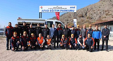 Amasya'da AFAD eğitim parkuru kuruldu