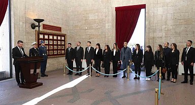 ANTGİAD üyeleri, Atatürk'ün 86. ölüm yıl dönümünde Anıtkabir'de