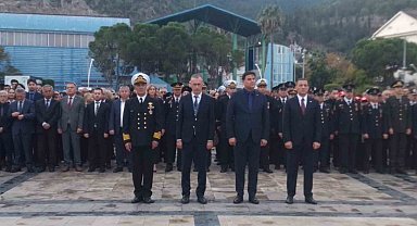 Atatürk Fethiye'de saygı ve özlemle anıldı