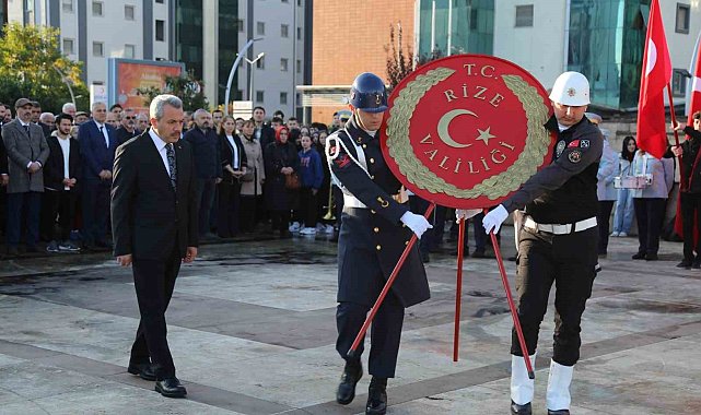 Atatürk Rize'de törenle anıldı