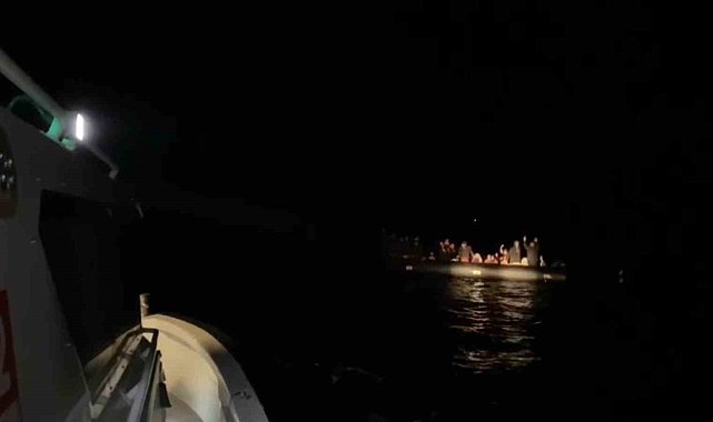 Aydın'da 28 düzensiz göçmen kurtarıldı