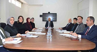 Aylık yapılan faaliyetler değerlendirildi