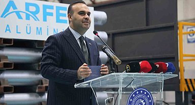 Bakan Kacır, Diyarbakır'da alüminyum fabrikasını açılışına katıldı