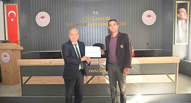 Baklagil Yem Bitkileri Kursunu başarı ile tamamlayanlar sertifikalarını aldı