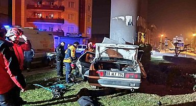 Balıkesir'de feci trafik kazası: 1 ölü