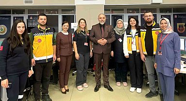 Başarılı sağlık çalışanlarına teşekkür belgesi