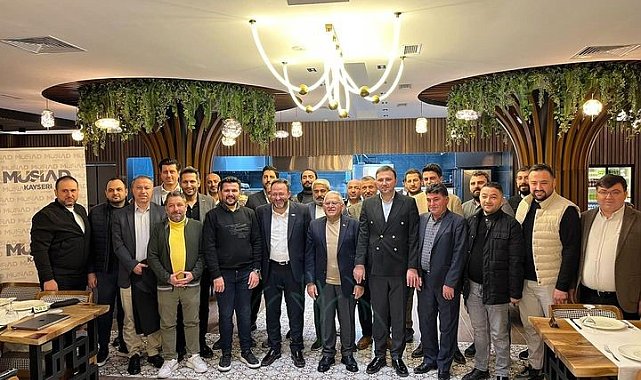 Başkan Büyükkılıç, iş insanları ile bir araya geldi